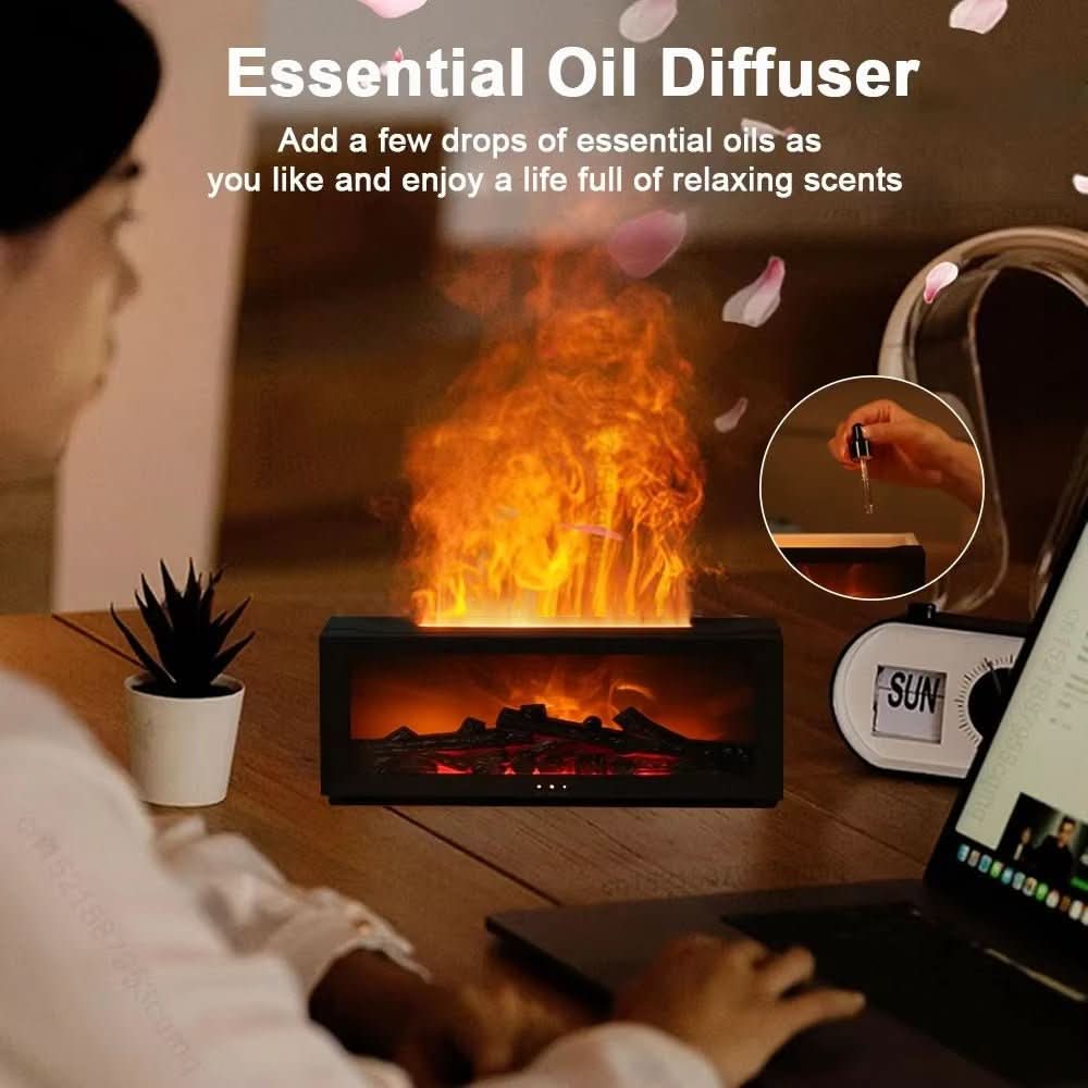 Flame Fireplace Aroma Diffuser - Baytolux