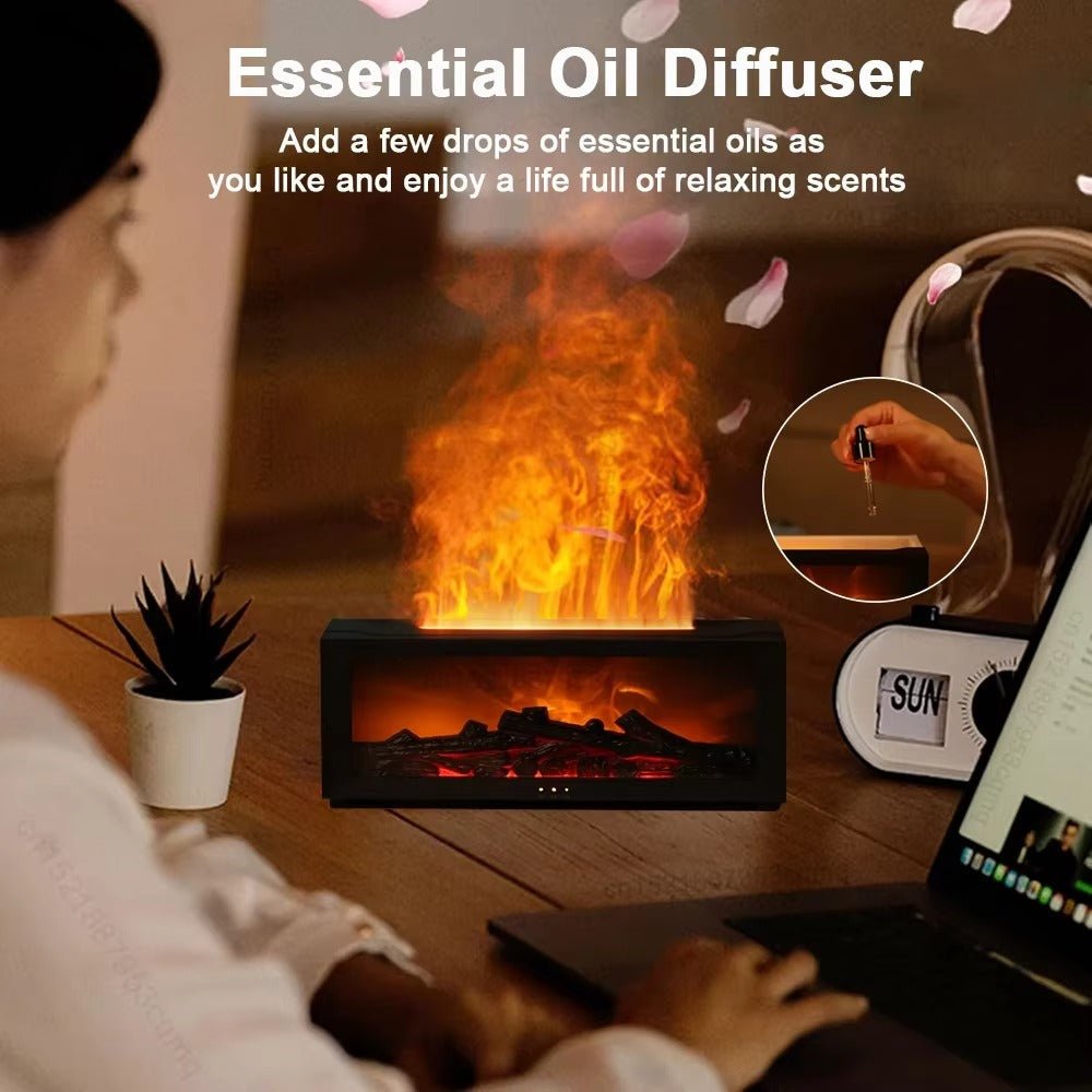 Flame Fireplace Aroma Diffuser - Baytolux